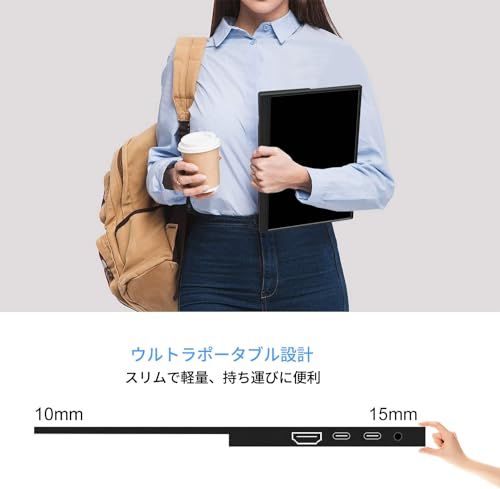 15.6インチ タッチスクリーン ポータブルモニター USB-C HDMI 1080P HDR IPS 超薄型 ノートパソコン/スマホ/ゲーム機用 拡張サブディスプレイ スタンド&スピーカー内蔵 プラグアンドプレイ送料無料 1777f091 15.6インチ タッチスクリーン ポータブルモニター USB-C HDMI 1080P HDR IPS 超薄型 ノートパソコン/スマホ/ゲーム機用 拡張サブディスプレイ スタンド&スピーカー内蔵 プラグアンドプレイ送料無料 1777f091