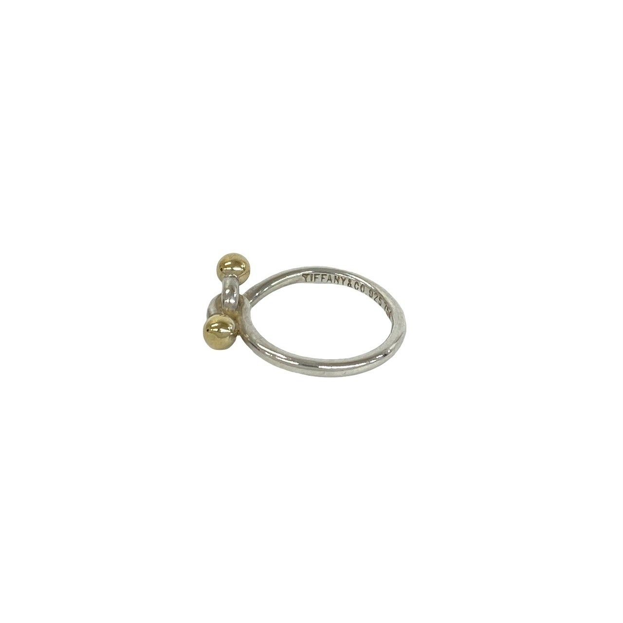 極 美品 TIFFANY&Co. ティファニー ヴィンテージ フック＆アイ リング