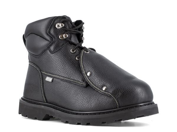 アイロンエイジ メンズ シューズ ブーツ・レインブーツ Tシャツ ブーツ Iron Age Groundbreaker Short Steel Toe Work Boot Black ブラック