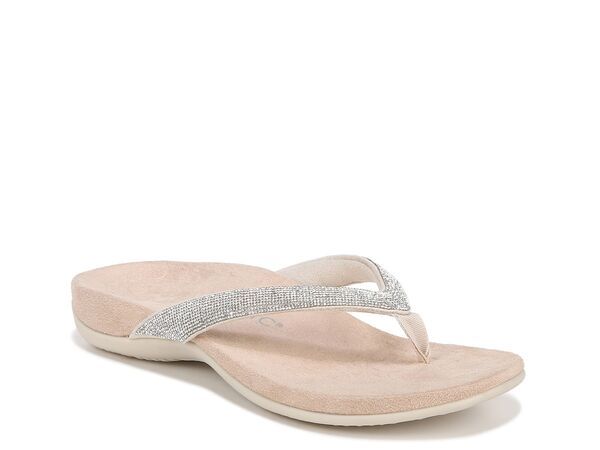 バイオニック レディース シューズ サンダル Vionic Dillon Shine Sandal Silver Metallic シルバー