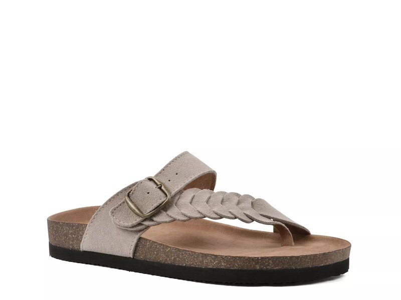 ホワイトマウンテン レディース シューズ サンダル White Mountain Happier Wedge Sandalwood Suede