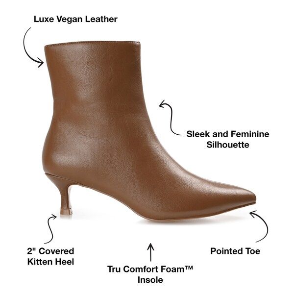 ジュルネ コレクション レディース シューズ ブーツ・レインブーツ Journee Collection Arely Bootie Dark Brown ブラウン ジュルネ コレクション レディース シューズ ブーツ・レインブーツ Journee Collection Arely Bootie Dark Brown ブラウン