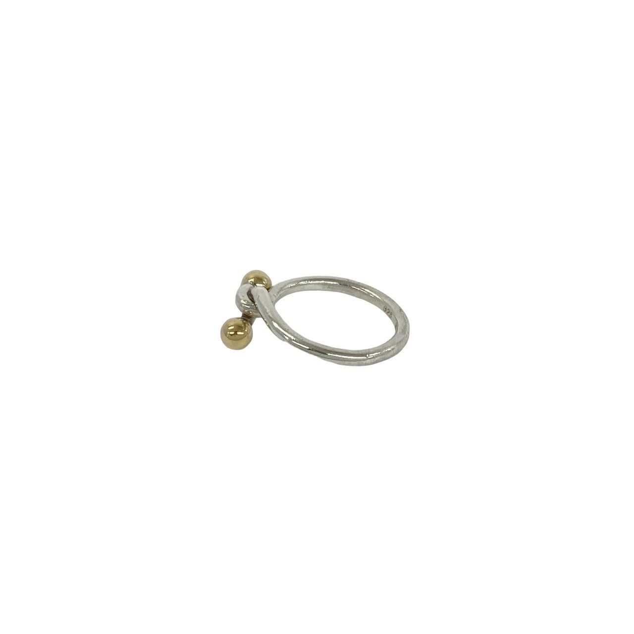 極 美品 TIFFANY&Co. ティファニー フック＆アイ リング シルバー925 