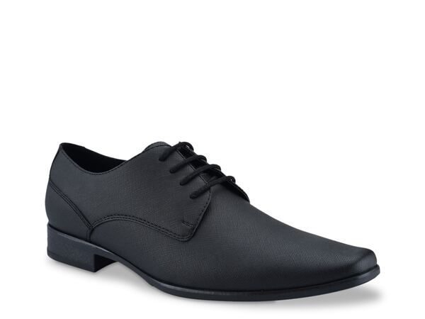 カルバンクライン メンズ シューズ オックスフォード Calvin Klein Brodie Oxford Black Saffiano Synthetic ブラック