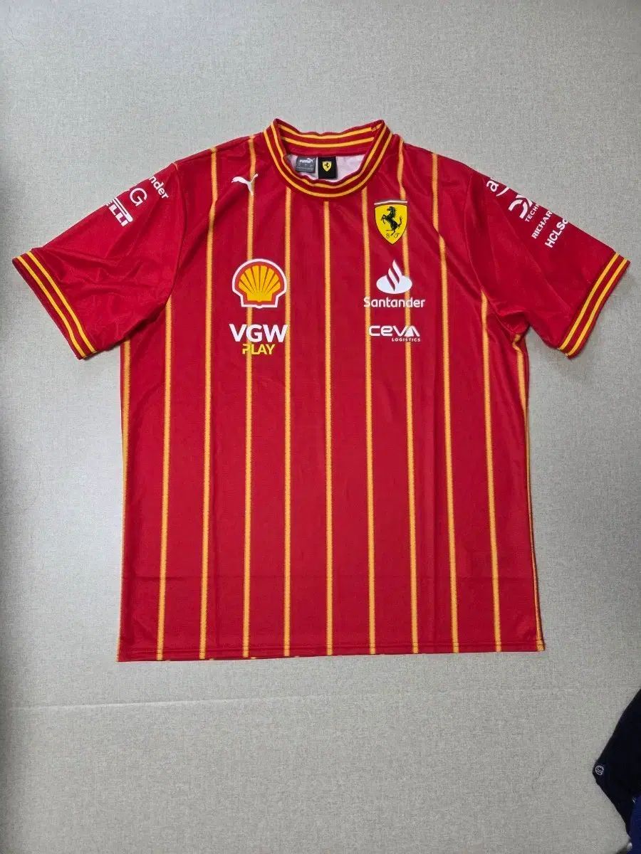 プーマ Ferrari SFチーム サッカー ジャージ バーントレッド (XL)