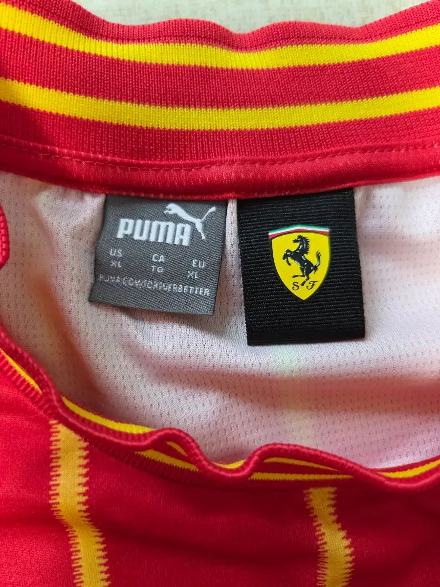 プーマ Ferrari SFチーム サッカー ジャージ バーントレッド (XL)