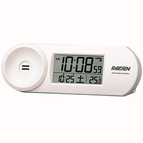 SEIKO CLOCK(セイコークロック) RAIDEN(ライデン)大音量デジタル電波目覚まし時計(白) NR532W