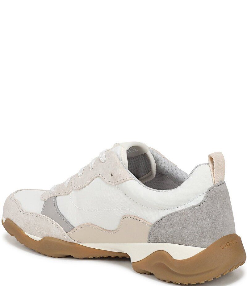 バイオニック レディース シューズ スニーカー レース レザー Vionic Walk Slim Glide Sleek Leather Lace Up Sneakers Ivory Multi アイ バイオニック レディース シューズ スニーカー レース レザー Vionic Walk Slim Glide Sleek Leather Lace Up Sneakers Ivory Multi アイ