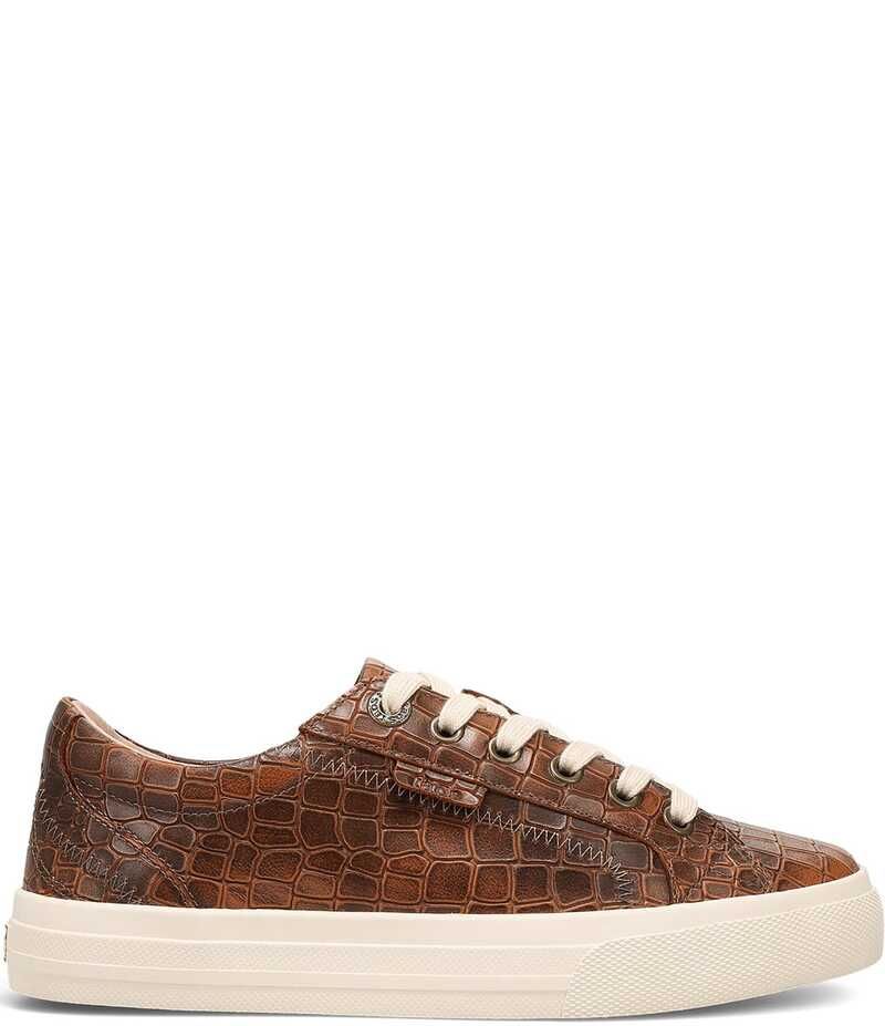 タオスフットウェア レディース シューズ スニーカー プラットフォーム レザー Taos Footwear Plim Soul Lux Croco Embossed Leather Platform