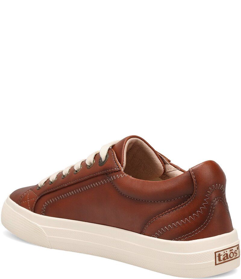 タオスフットウェア レディース シューズ スニーカー プラットフォーム レザー Taos Footwear Plim Soul Lux Leather Platform Sneakers Cognac