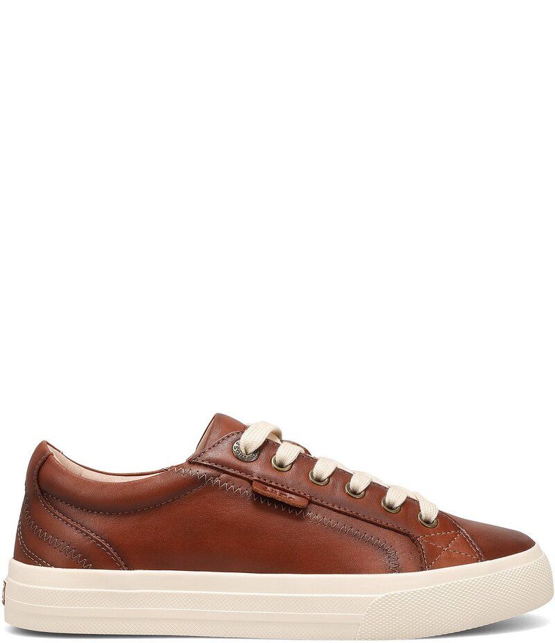 タオスフットウェア レディース シューズ スニーカー プラットフォーム レザー Taos Footwear Plim Soul Lux Leather Platform Sneakers Cognac