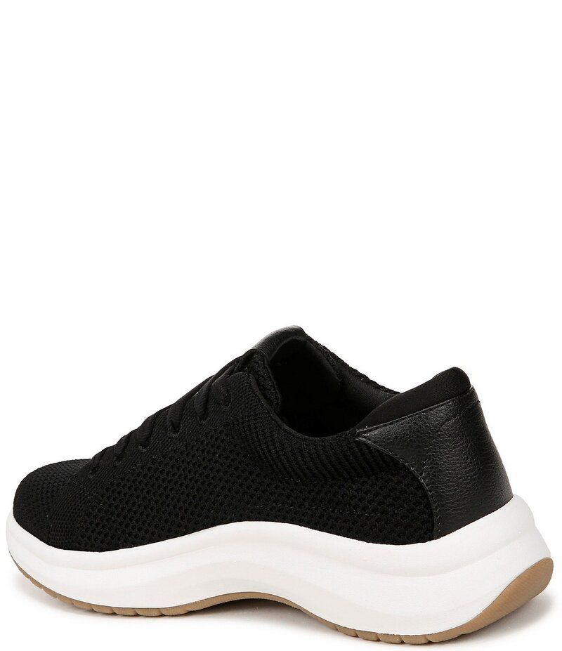 ドクター・ショール レディース シューズ スニーカー レース ニット Dr Scholls Feel Nice Knit Lace Up Sneakers Black ブラック