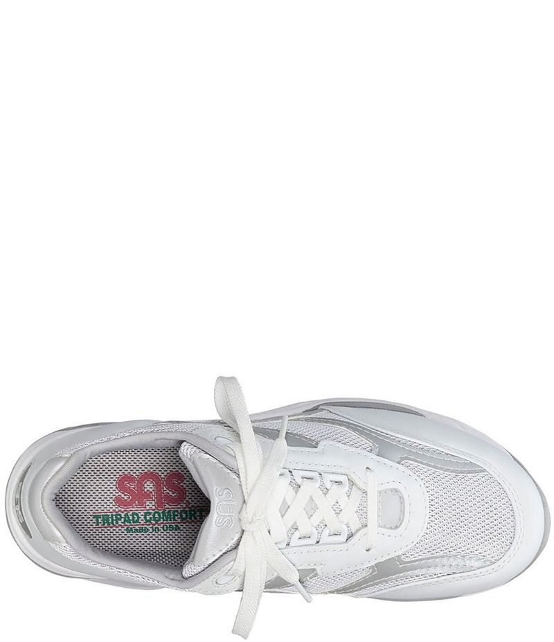 サス レディース シューズ スニーカー メッシュ レザー SAS Tour Leather Mesh Wedge Sneakers Silver シルバー サス レディース シューズ スニーカー メッシュ レザー SAS Tour Leather Mesh Wedge Sneakers Silver シルバー