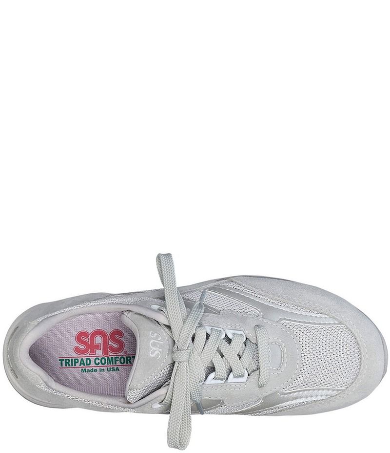 サス レディース シューズ スニーカー メッシュ レザー SAS Tour Leather Mesh Wedge Sneakers Dust