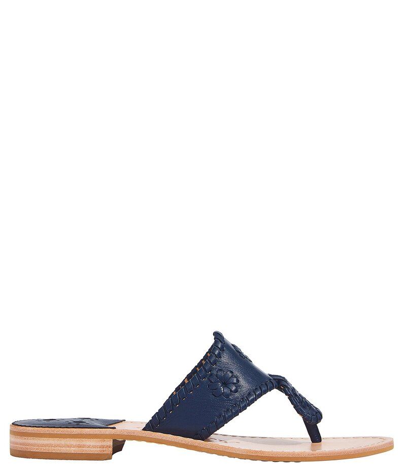 ジャックロジャース レディース シューズ サンダル レザー Jack Rogers Jacks Leather Flat Thong Sandals Midnight NavyMidnight Nav
