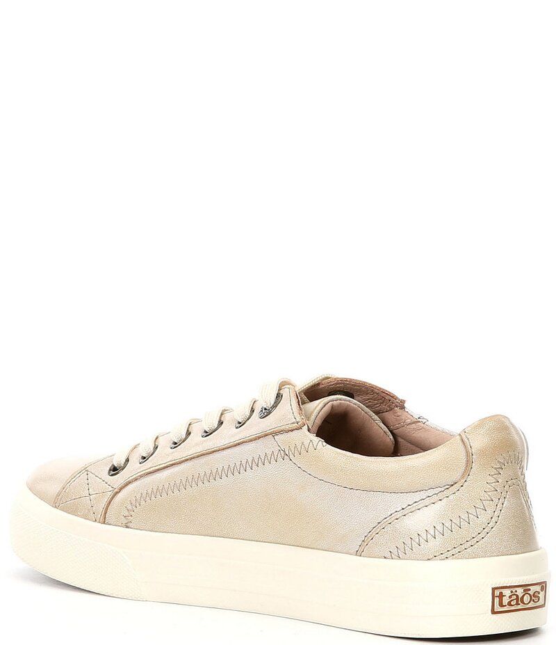 タオスフットウェア レディース シューズ スニーカー プラットフォーム レザー Taos Footwear Plim Soul Lux Leather Platform Sneakers Oyster