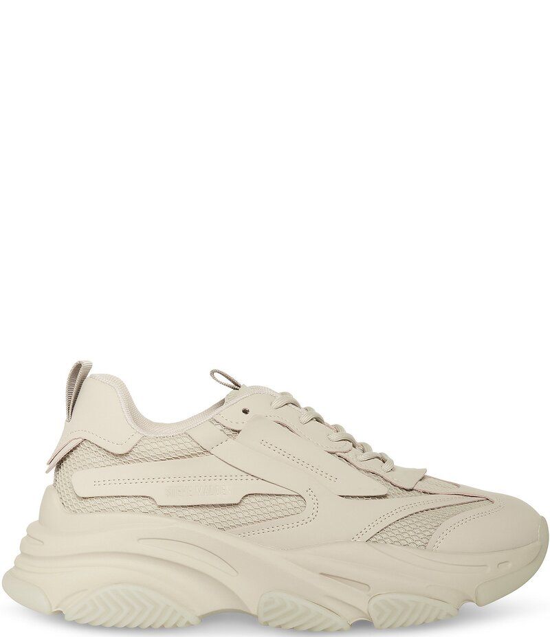 スティーブ マデン メンズ シューズ ドレスシューズ スニーカー レース Steve Madden Mens Possess Lace Up Sneakers Griege