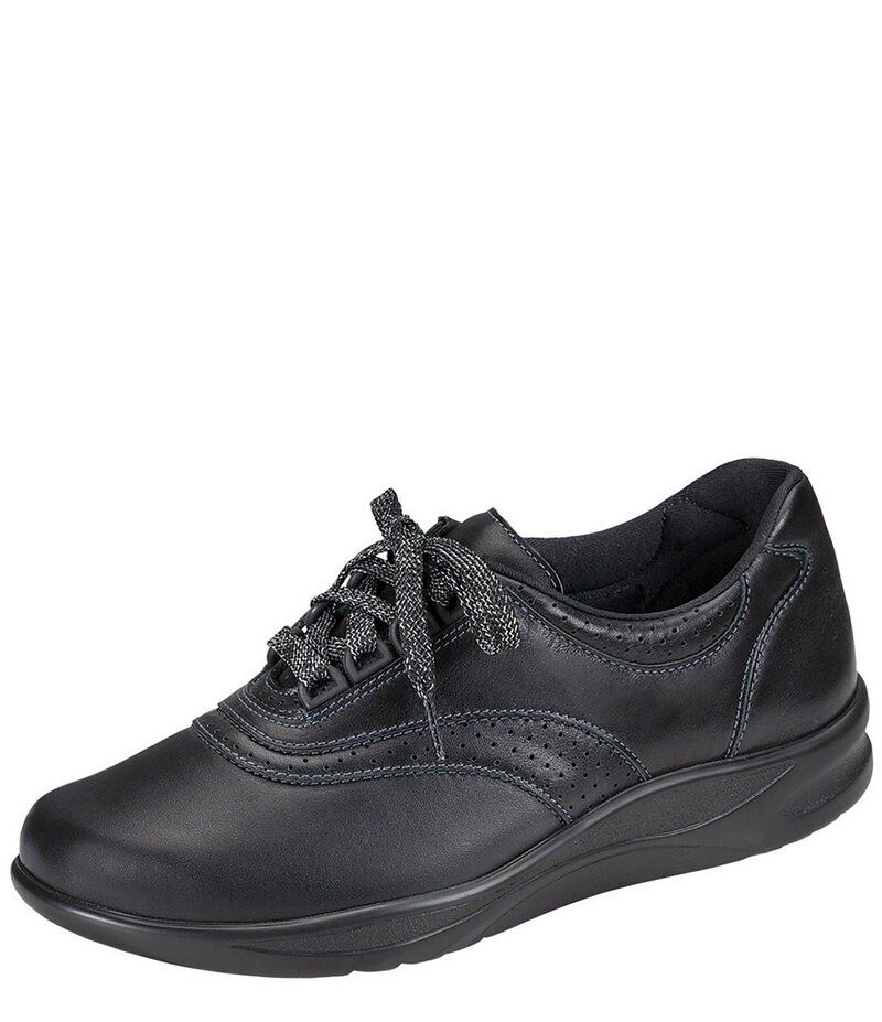 サス レディース シューズ スニーカー レース SAS Walk Easy LaceUp Sneakers Black ブラック サス レディース シューズ スニーカー レース SAS Walk Easy LaceUp Sneakers Black ブラック