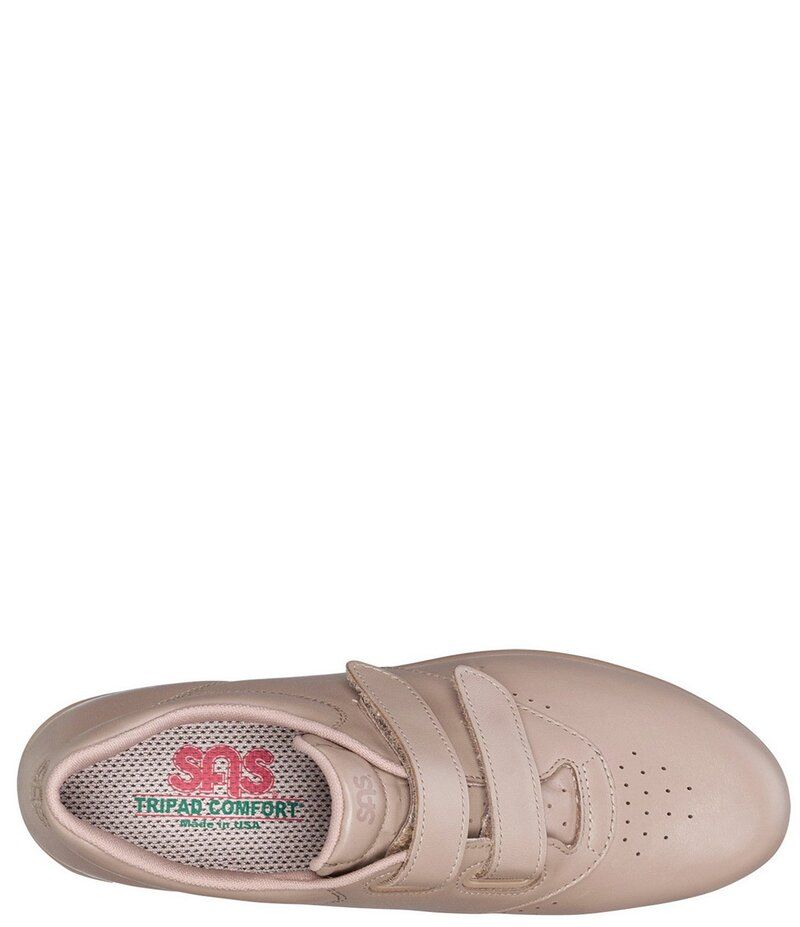 サス レディース シューズ スニーカー レザー SAS Womens Me Too Leather Adjustable Closure Shoes Mocha モカ