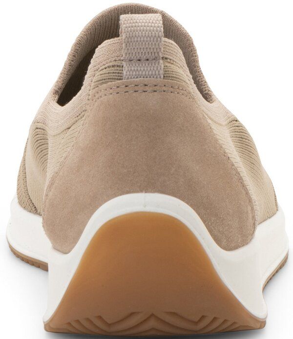 アラ レディース シューズ スニーカー ニット ara Leena Woven Stretch Knit Slip On Sneakersand サンド