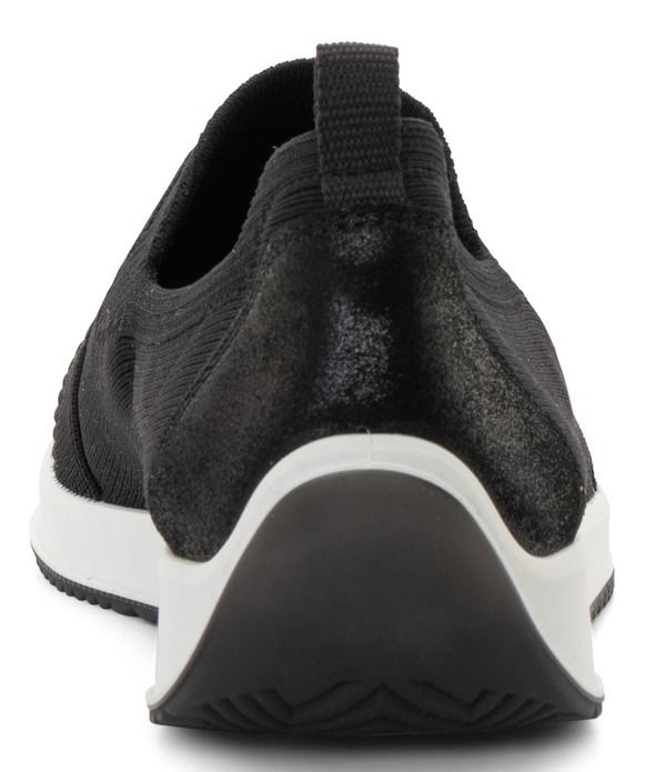 アラ レディース シューズ スニーカー ニット ara Leena Woven Stretch Knit Slip On Sneakers Black ブラック
