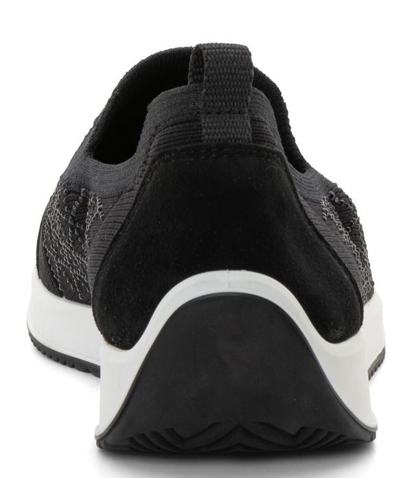 アラ レディース シューズ スニーカー レース ニット ara Lisbon Lace Rhinestonembellished Stretch Knit Sneakers Black ブラック