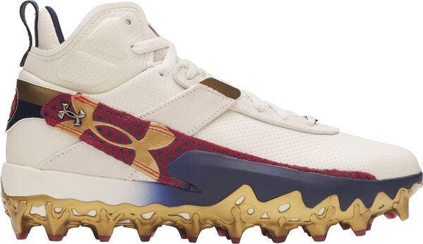 アンダーアーマー メンズ シューズ スニーカー Under Armour Mens Harper 10 Pro USA Mid TPU Baseball Cleats RedNavy ネイビー
