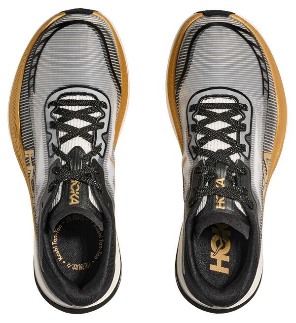 ホカオネオネ レディース シューズ スニーカー HOKA Cielo X1 20 Running Shoes BlackGold ブラック