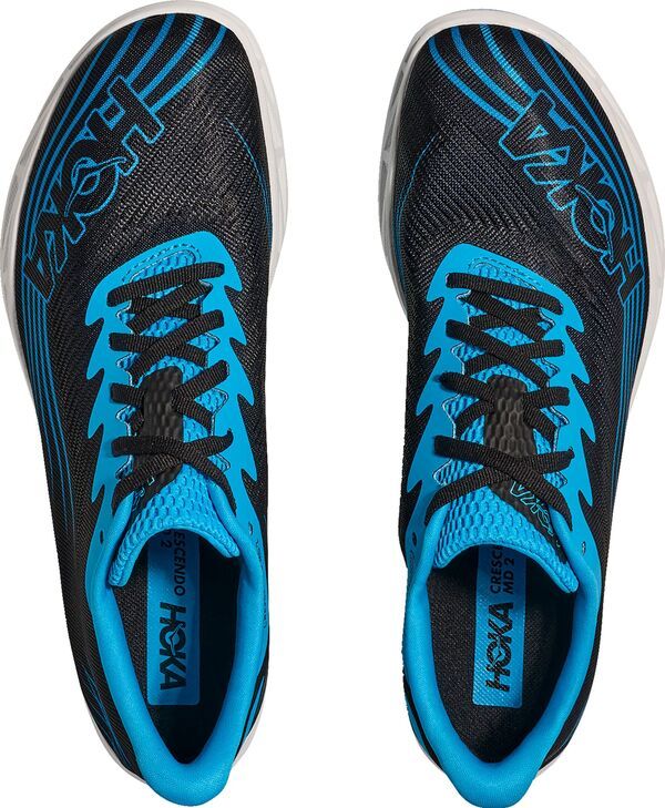 ホカオネオネ レディース シューズ スニーカー HOKA Crescendo 2 MD Track and Field Shoes BlackBlue ブラック