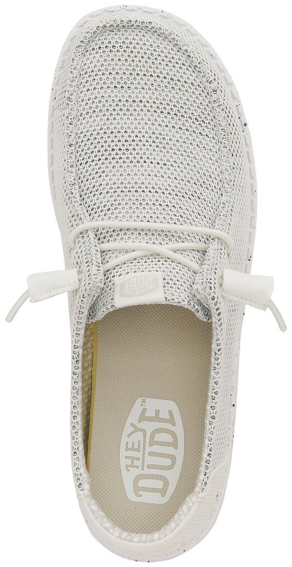 ヘイデュード レディース シューズ スニーカー Hey Dude Womens Wendy Stretch Sox Shoe Stone White ホワイト