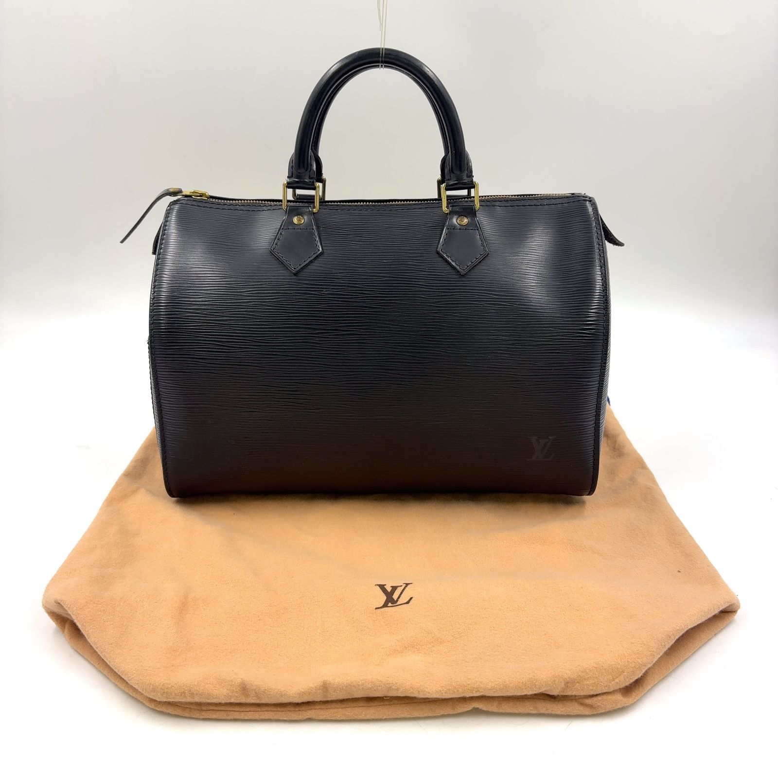 新着】LOUIS VUITTON スピーディ30 エピ エピ ノワール レザー 