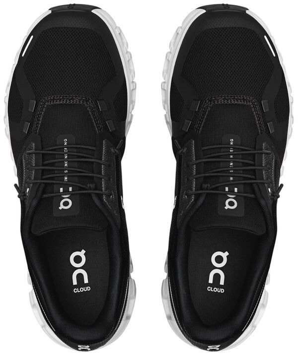 【送料無料】 オンジー レディース スニーカー シューズ On Womens Cloud 6 Shoes BlackBlackWhite