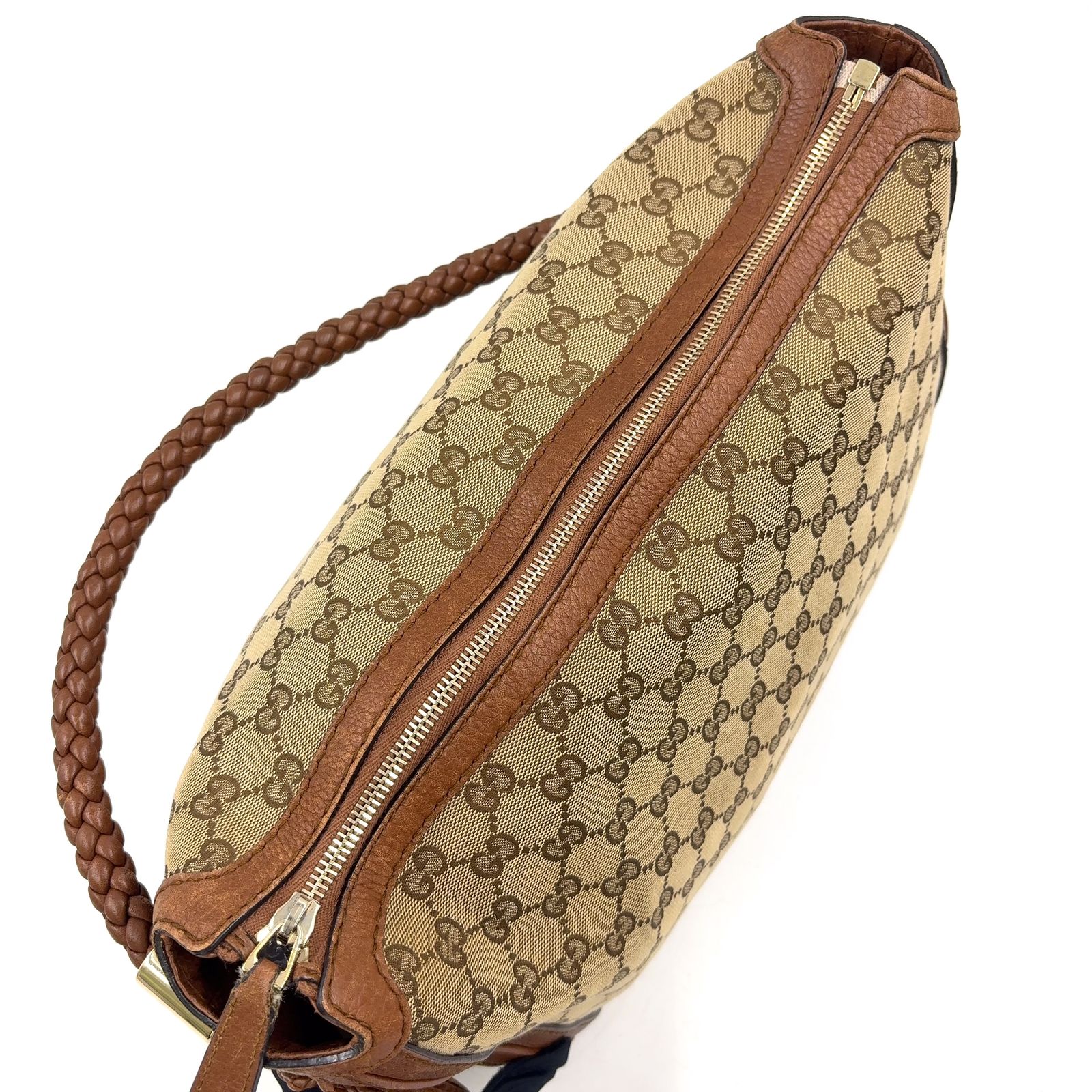 新着】GUCCI ベラ バンブータッセル レザー、キャンバス ベージュ