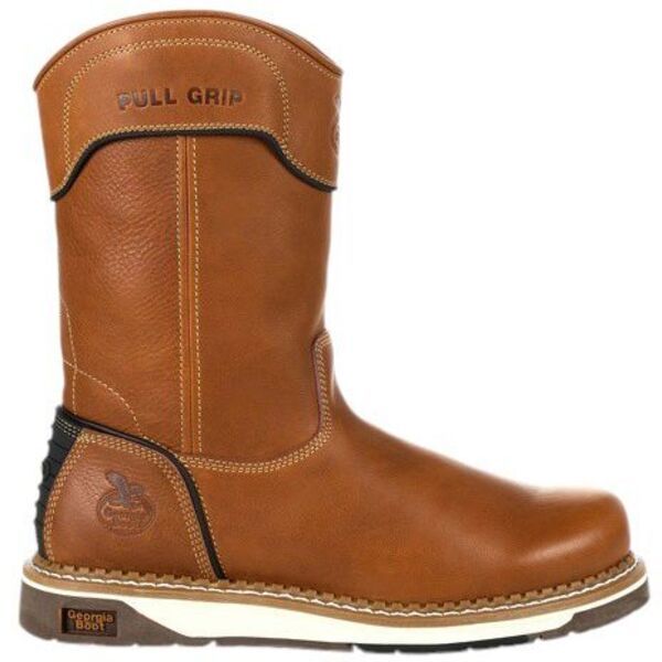 ジョージアブーツ メンズ シューズ スニーカー Georgia Boots Georgia Boot Mens AMP LT Wedge Pull On Work Boot Brown ブラウン