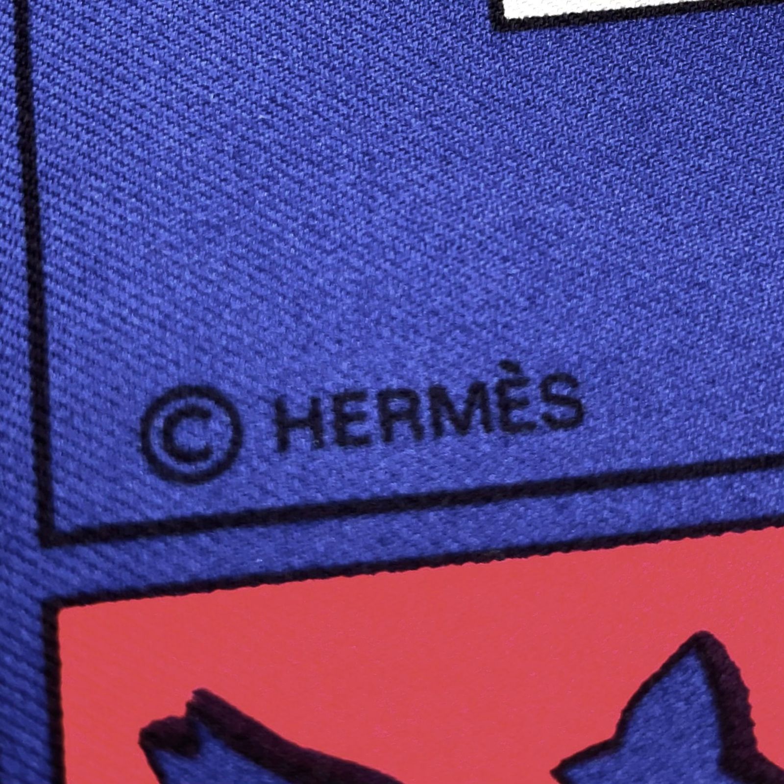 【新着】HERMES カレ 90 Early America 古き良きアメリカ シルク ネイビー、マルチカラー スカーフ