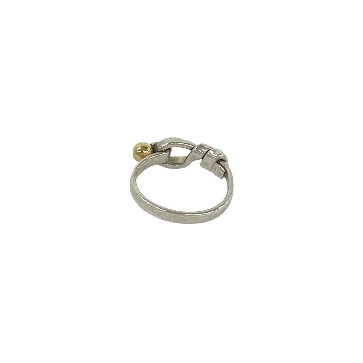 極 美品 TIFFANY&Co. ティファニー フック＆アイ リング シルバー925