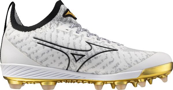ミズノ メンズ シューズ スニーカー Mizuno Mens DominantPU Baseball Cleats WhiteGold ホワイト