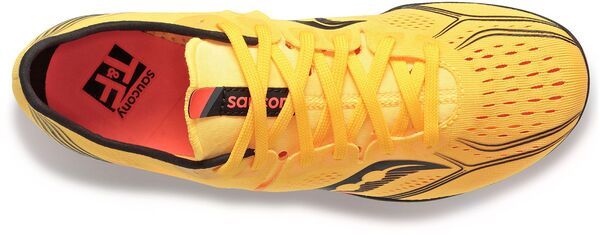 サッカニー レディース シューズ スニーカー Saucony Womens Endorphin 3 Track and Field Shoes GoldRed レッド