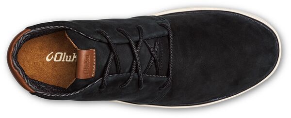 オルカイ メンズ シューズ ブーツ・レインブーツ レザー OluKai Mens Papaku ￣ Ili Waterproof Leather Boots BlackBlack ブラック