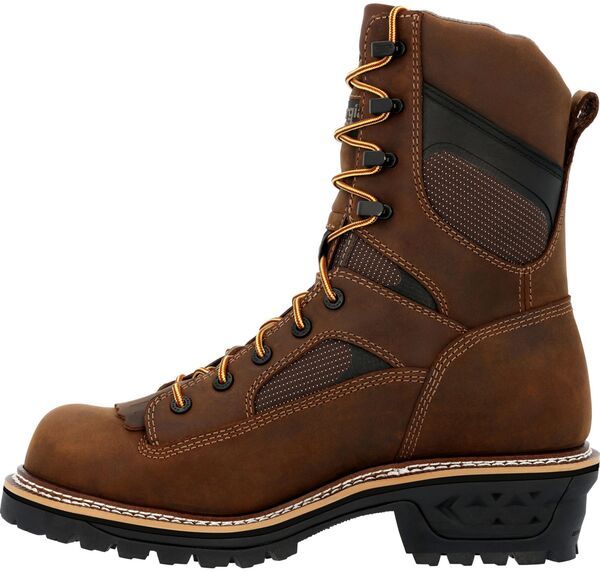 ジョージアブーツ メンズ シューズ ブーツ・レインブーツ Georgia Boots Mens LTX 9 Logger Waterproof Composite Toe Work Boots Bro
