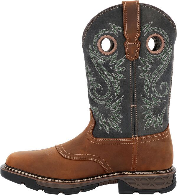 ジョージアブーツ メンズ シューズ ブーツ・レインブーツ Georgia Boots Mens 11 CarboTec FLX Waterproof PullOn Work Boots Brown ブ