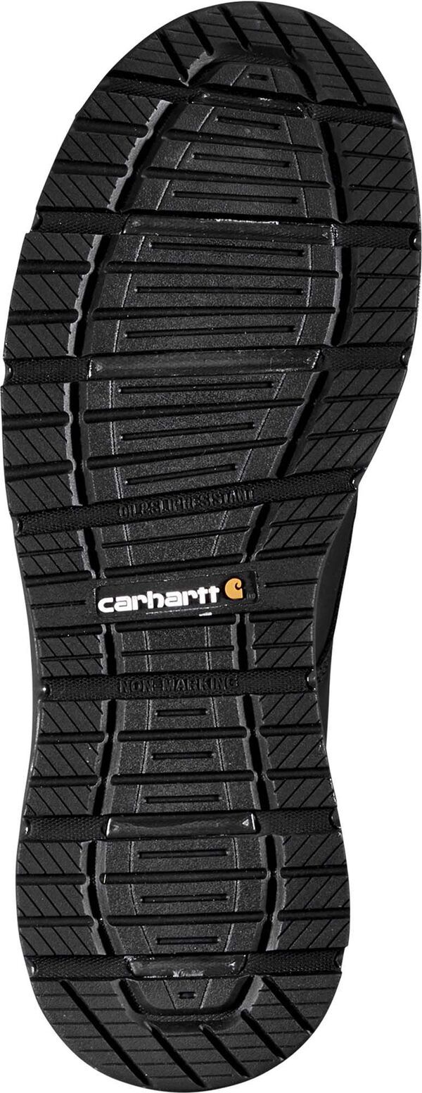 カーハート メンズ シューズ ブーツ・レインブーツ Tシャツ Carhartt Mens Millbrook 5 Waterproof Steel Toe Wedge Work Boots Black