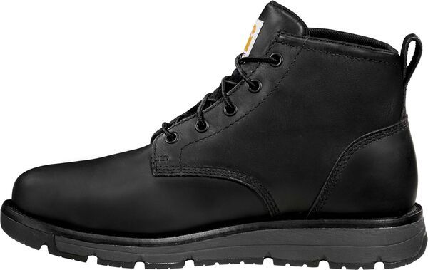 カーハート メンズ シューズ ブーツ・レインブーツ Tシャツ Carhartt Mens Millbrook 5 Waterproof Steel Toe Wedge Work Boots Black