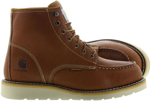 カーハート メンズ シューズ ブーツ・レインブーツ Carhartt Mens 6 Moc Wedge Work Boots Tan タン