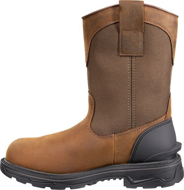 カーハート メンズ シューズ ブーツ・レインブーツ Carhartt Mens Ironwood 11 Waterproof Softoe Wellington Work Boots Brown Oi