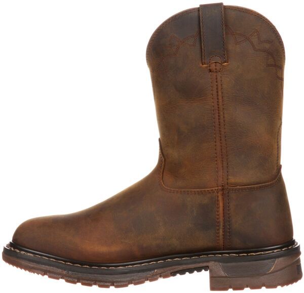 ロッキー メンズ シューズ ブーツ・レインブーツ Rocky Mens Original Ride Roper Western Boots Brown ブラウン