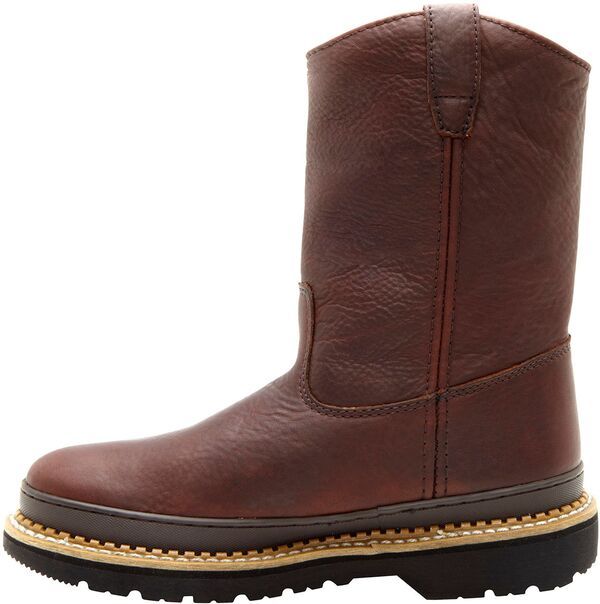 ジョージアブーツ メンズ シューズ ブーツ・レインブーツ Georgia Boots Mens Giant PullOn 9 Wellington Work Bootsoggy Brown ブラウン