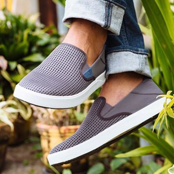 オルカイ メンズ シューズ スニーカー OluKai Mens Laeahi Slipon Shoes PavementPavement
