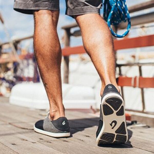 オルカイ メンズ シューズ スニーカー OluKai Mens Nohea Moku Casual Shoes Charcoal チャコール オルカイ メンズ シューズ スニーカー OluKai Mens Nohea Moku Casual Shoes Charcoal チャコール