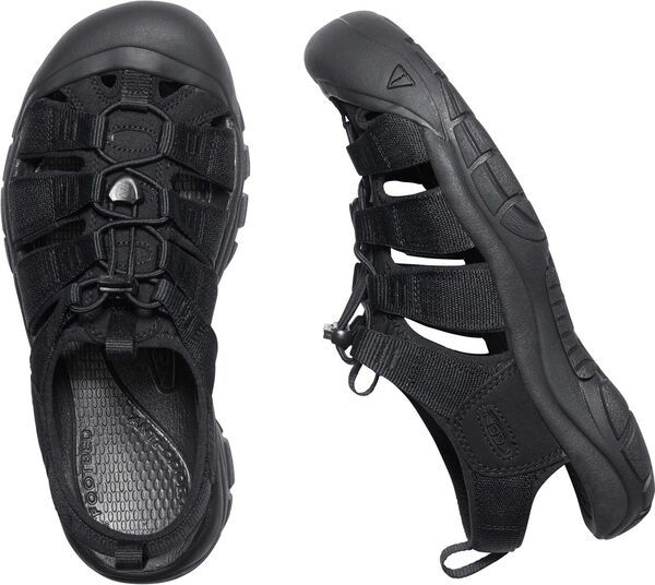 キーン メンズ シューズ サンダル KEEN Mens Newport H2 Sandals Triple Black ブラック